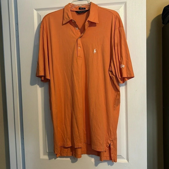 Polo Ralph Lauren Other - Polo Golf Ralph Lauren men’s orange pima cotton polo shirt size large